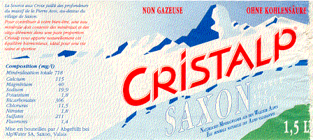 Label of Cristalp