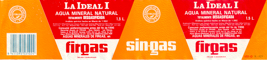 Label of Firgas