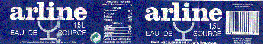 Label of Arline
