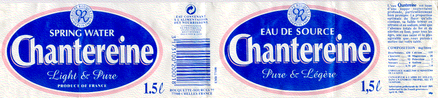 Label of Chantereine