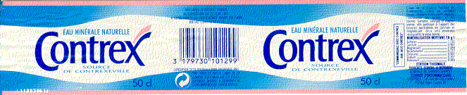 Label of Contrex