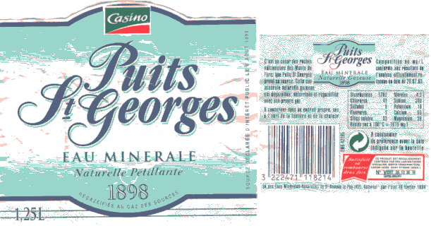 Label of Puits St.Georges