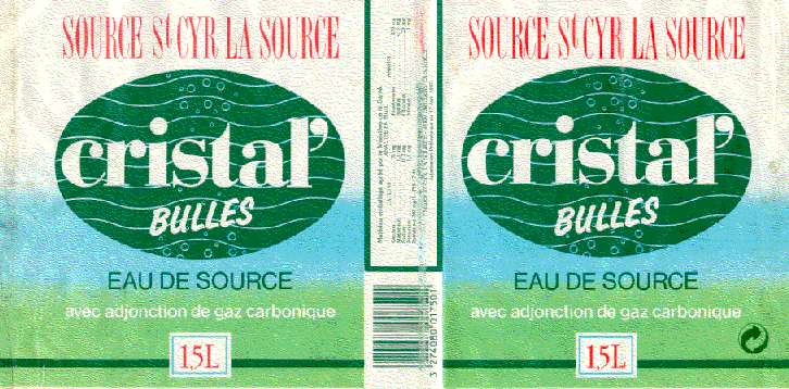 Label of Source St-Cyr la Source