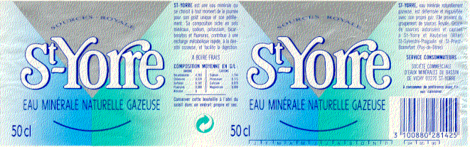 Label of St-Yorre