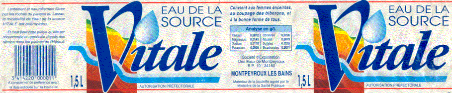 Label of Vitale