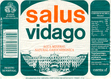 Label of Salus Vidago