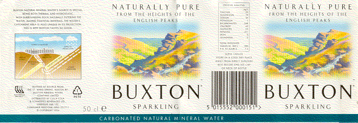 Label of Buxton