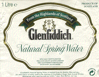 Label of Glenfiddich