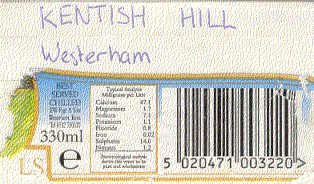 Label of Kentish Hill