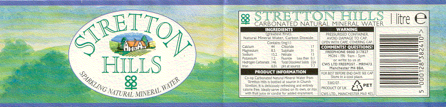Label of Stretton Hills